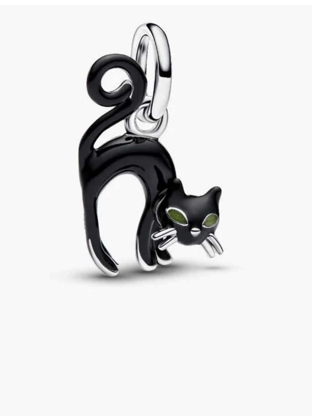 Pandora Black Cat Dangle Charm